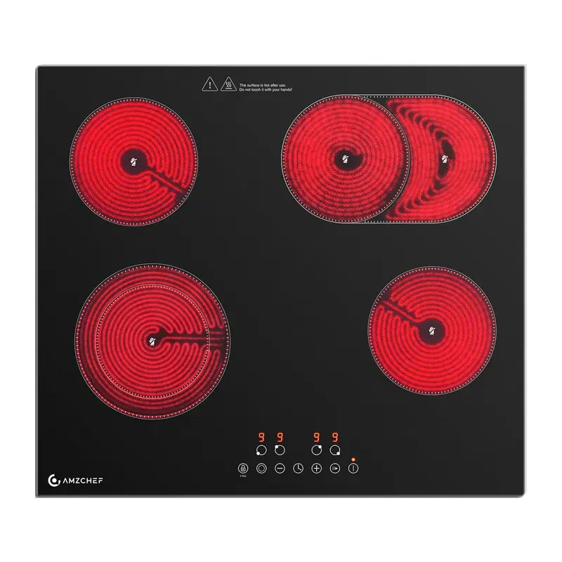Ceramic hob AMZCHEF CE-T-72CB4xyP200-LBHA 4 zones