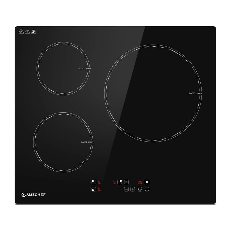 Induction cooktop AMZCHEF CE-T-74IB3xyzf-CS 3 zones