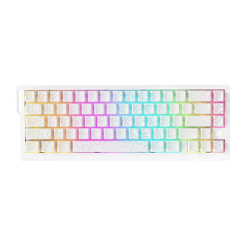 Keyboard ATTACK SHARK X68PRO HE (white)