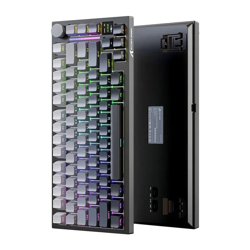 Wireless keyboard ATTACK SHARK X820 ULTRA Tri-mode (moonlight)