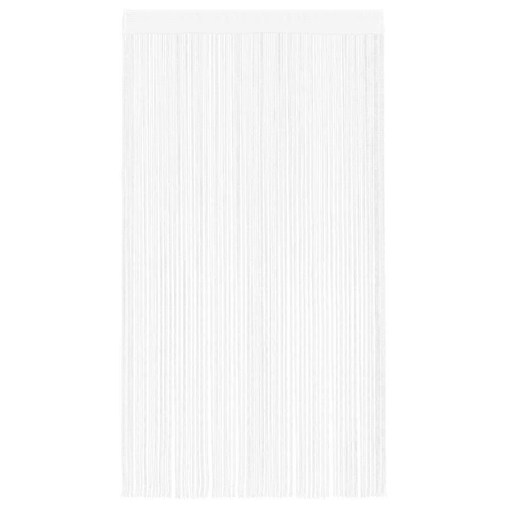 vidaXL Κουρτίνες με Κρόσσια 2 τεμ. Λευκές 140 x 250 εκ.