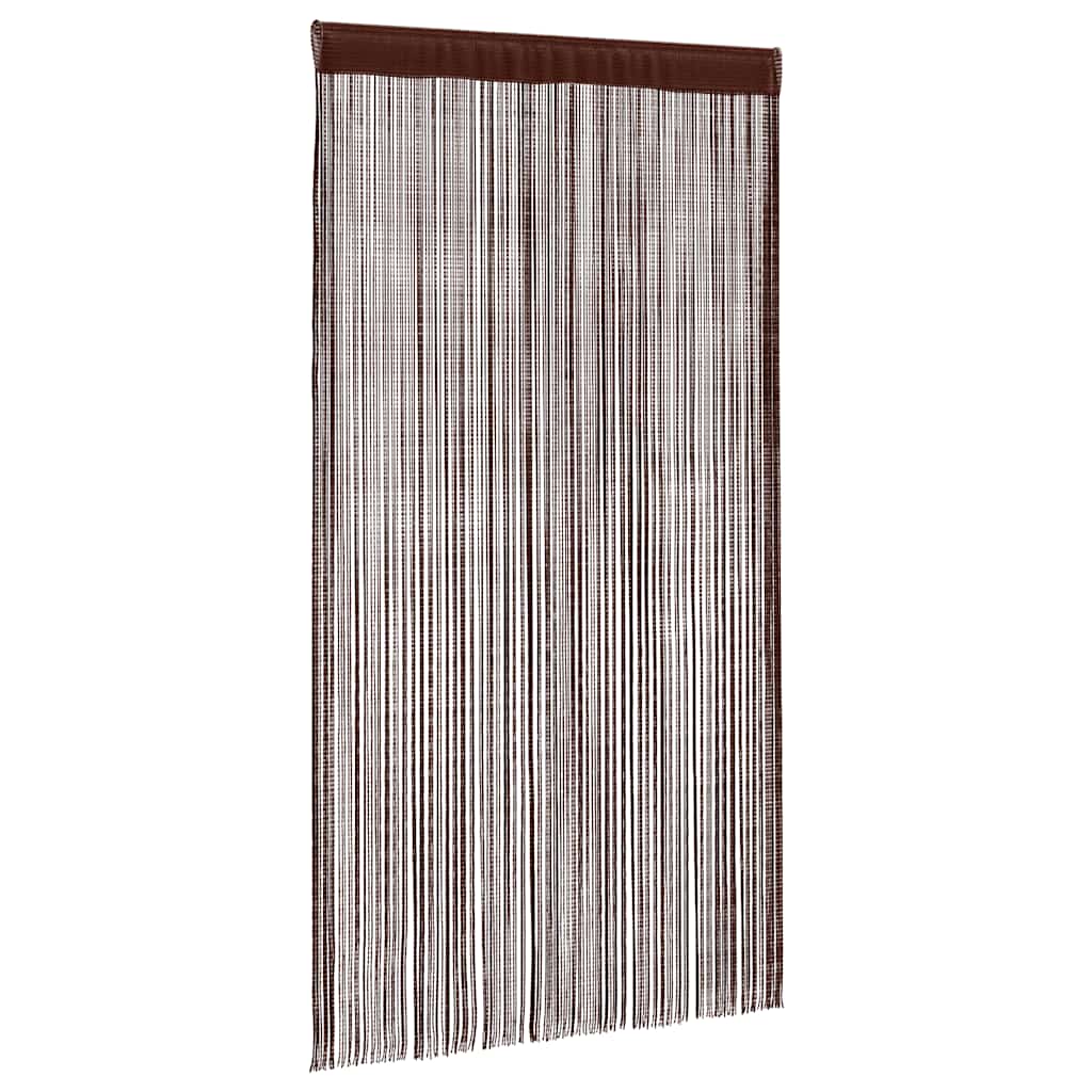 vidaXL Κουρτίνες με Κρόσσια 2 τεμ. Καφέ 100 x 250 εκ.