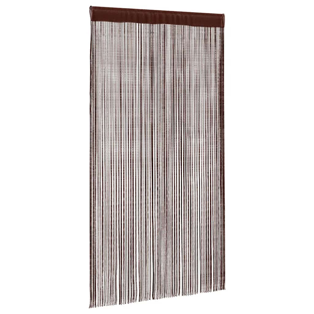 vidaXL Κουρτίνες με Κρόσσια 2 τεμ. Καφέ 140 x 250 εκ.