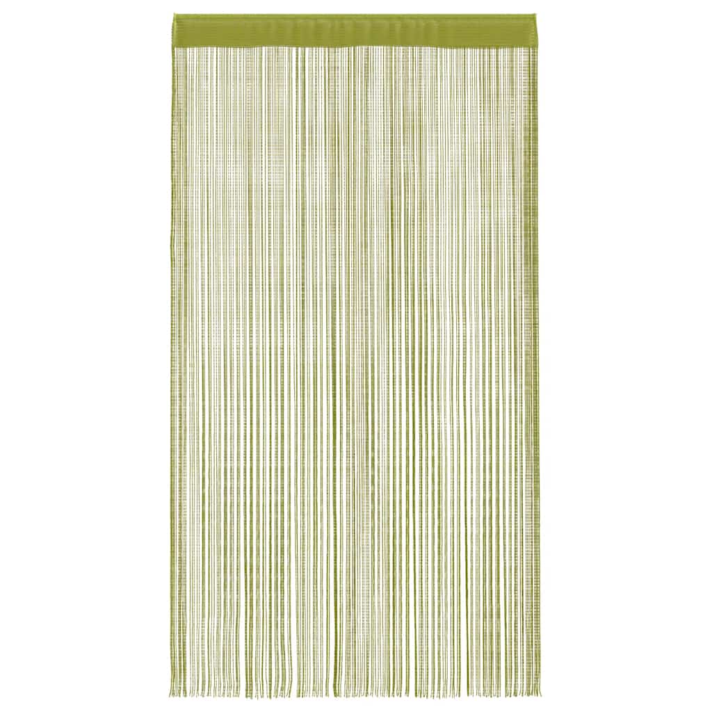 vidaXL Κουρτίνες με Κρόσσια 2 τεμ. Πράσινες 140 x 250 εκ.