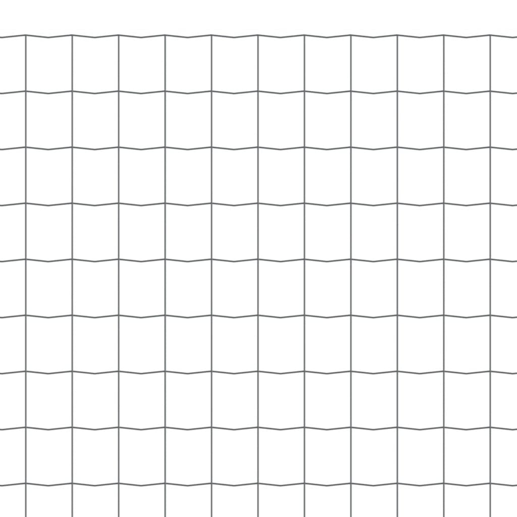 vidaXL Συρματόπλεγμα Γκρι 10 x 1,5 μ. Ατσάλινο