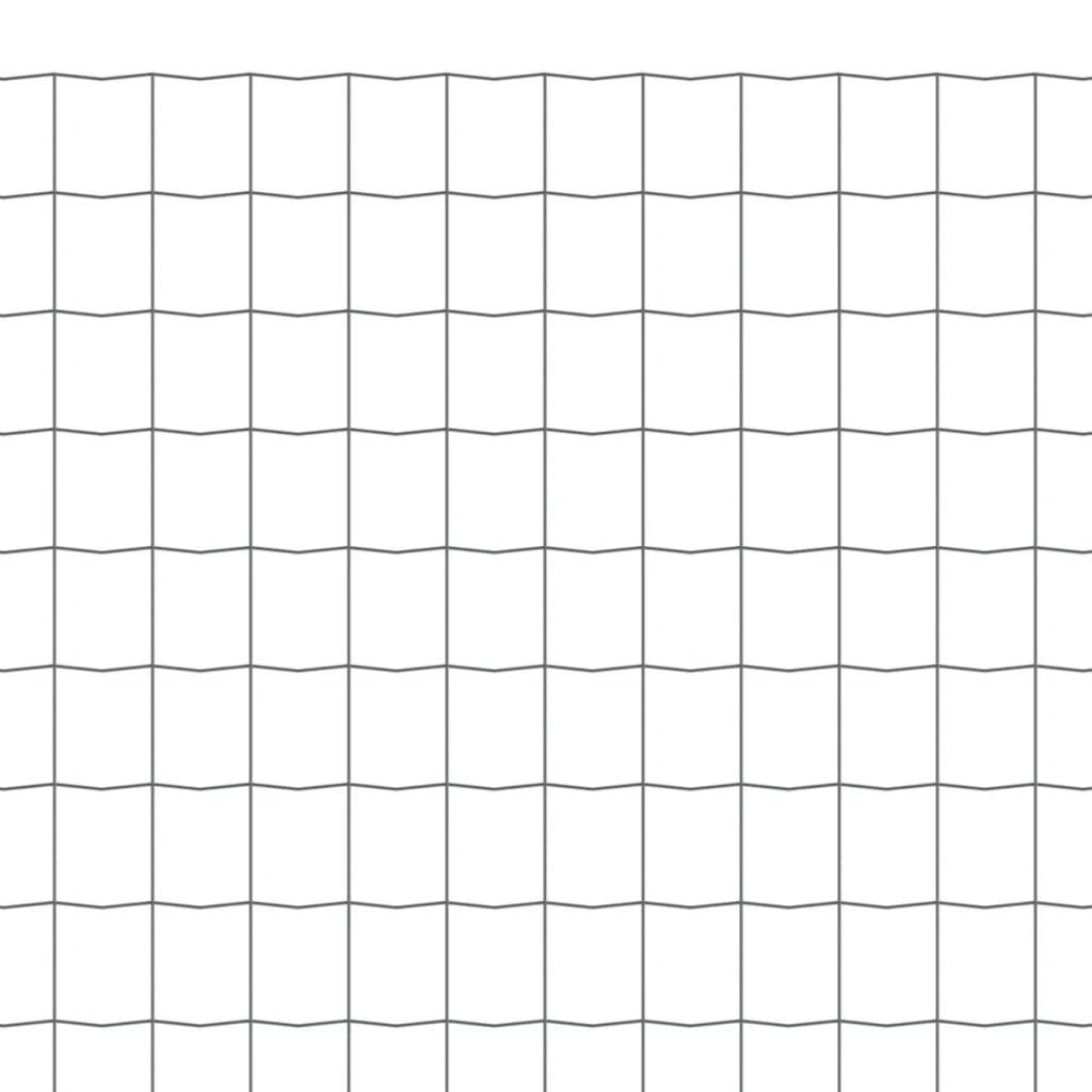 vidaXL Συρματόπλεγμα Γκρι 25 x 1 μ. Ατσάλινο