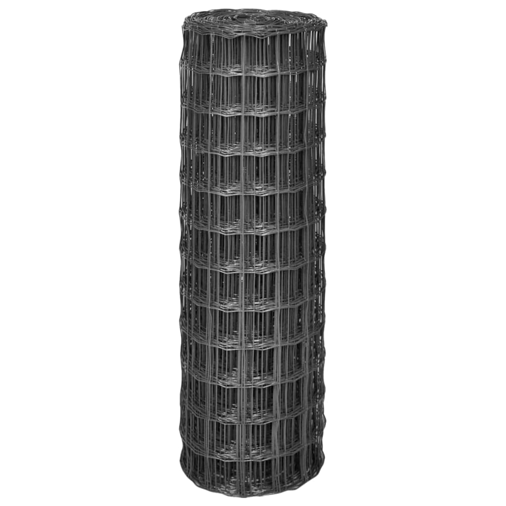 vidaXL Συρματόπλεγμα Γκρι 25 x 1,2 μ. Ατσάλινο