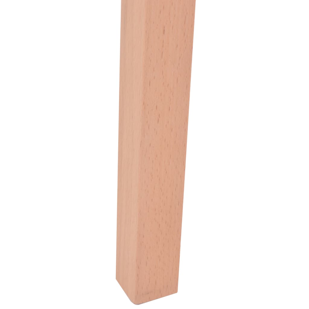 vidaXL Τραπεζαρία & Καρέκλες 7 τεμ. Κρεμ Συνθετικό Δέρμα / Ξύλο Δρυός