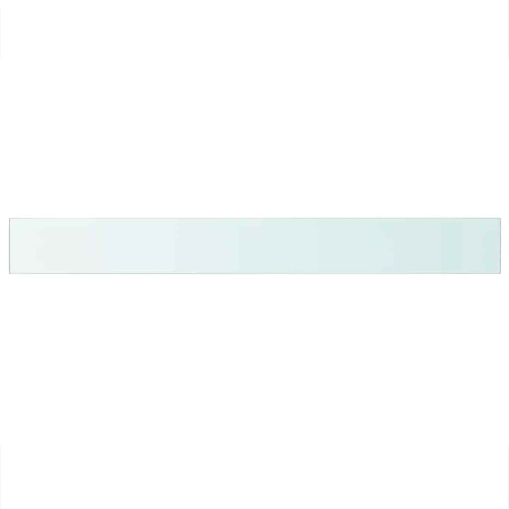 vidaXL Ράφι Πάνελ Διάφανο 110 x 12 εκ. Γυάλινο