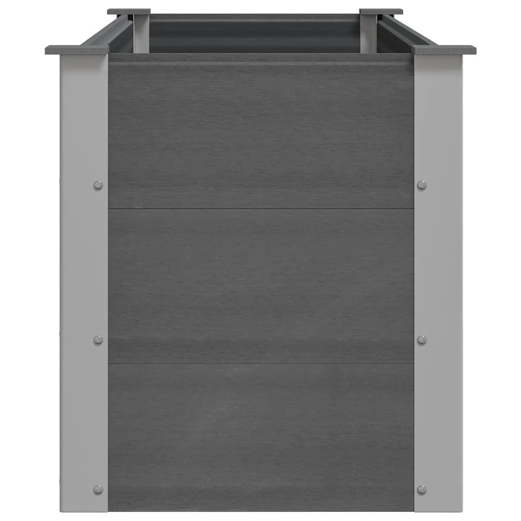vidaXL Ζαρντινιέρα Υπερυψωμένη Γκρι 150 x 50 x 54 εκ. από WPC