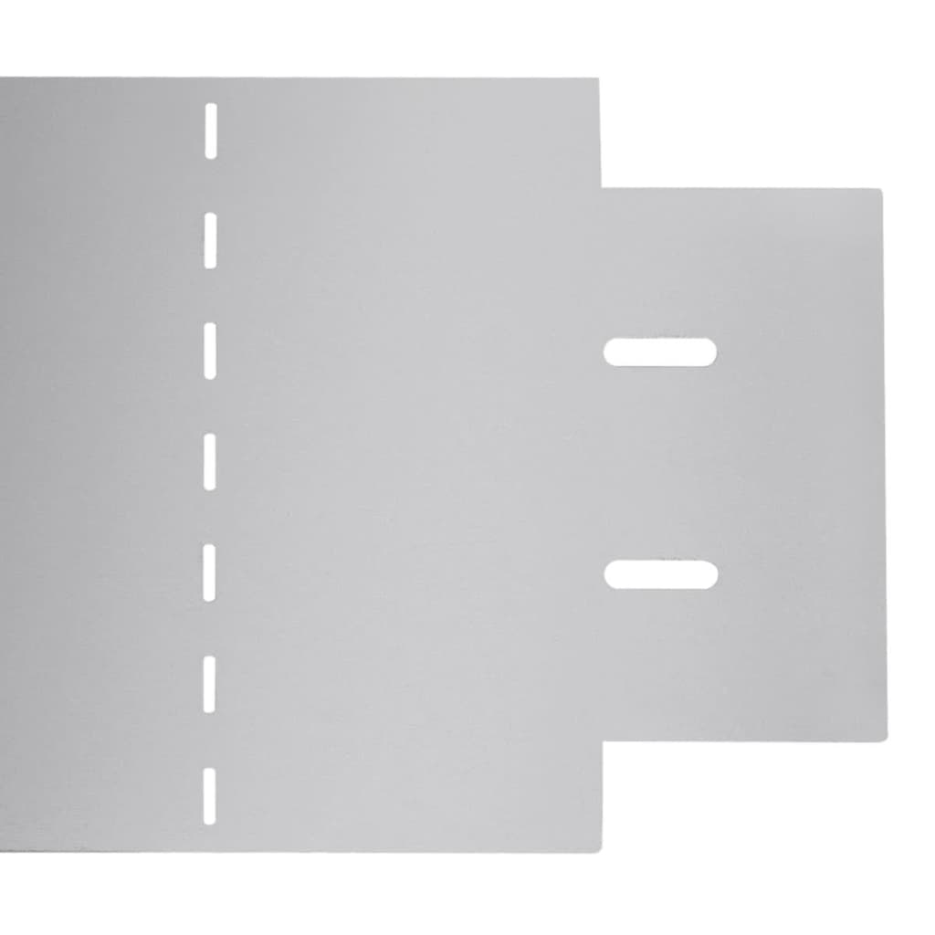 vidaXL Μπορντούρες Γκαζόν 15 τεμ. 100 x 20 εκ. Γαλβανισμένος Χάλυβας