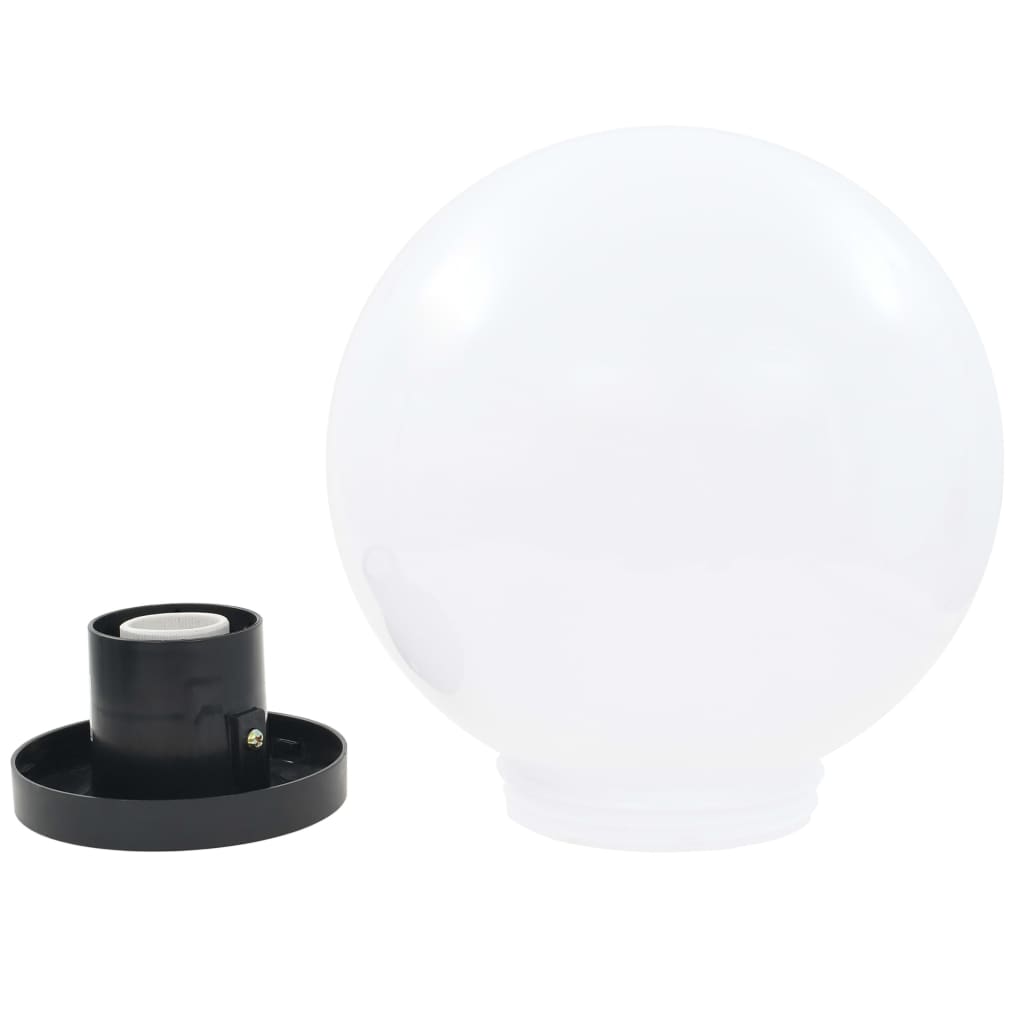 vidaXL Φωτιστικά Μπάλα LED 2 τεμ. Σφαιρικά 25 εκ. Ακρυλικά (PMMA)