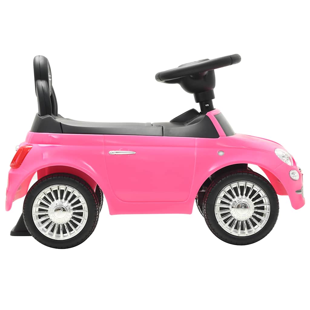 vidaXL Περπατούρα Fiat 500 Ροζ