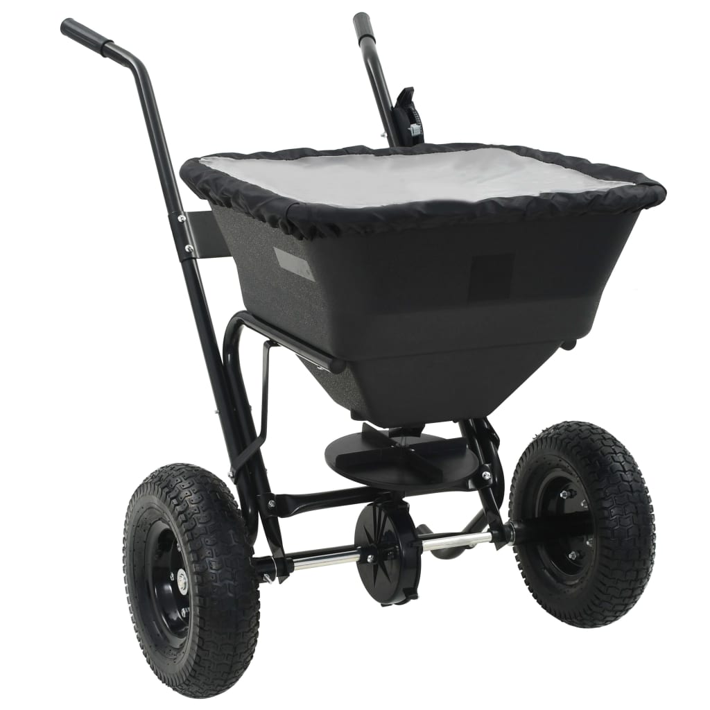 vidaXL Διανομέας Αλατιού Ώθησης 45 L 106 x 73 x 76 εκ. από PVC/Ατσάλι