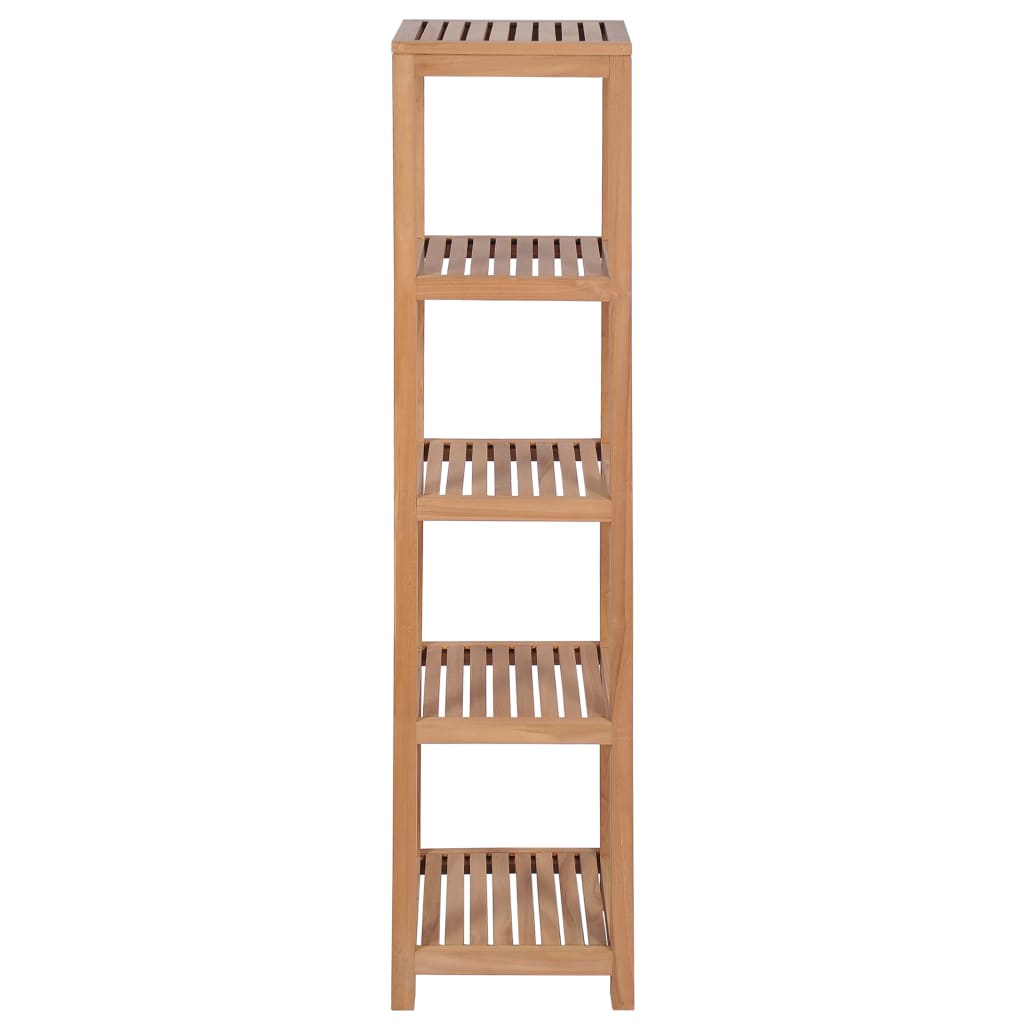vidaXL Ραφιέρα Μπάνιου 4 Επιπέδων 42x42x165 εκ. από Μασίφ Ξύλο Teak
