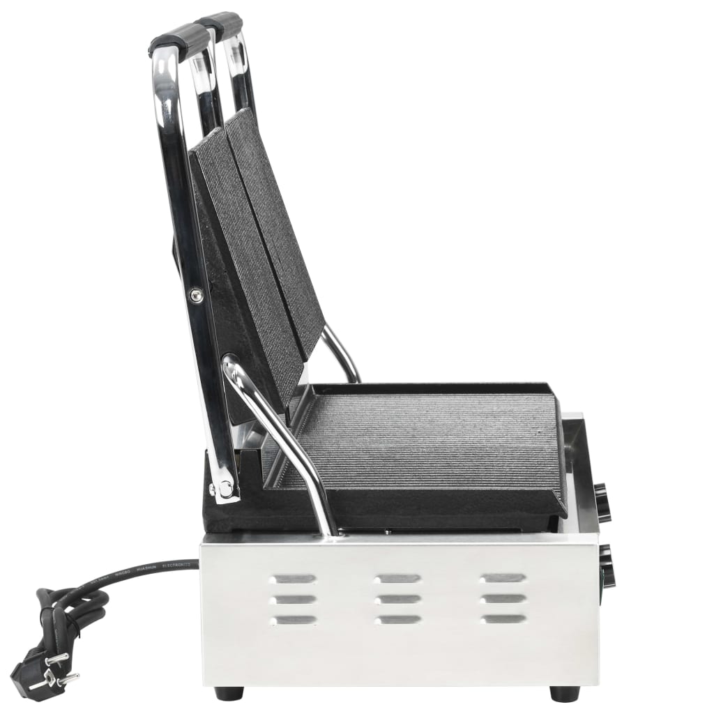 vidaXL Τοστιέρα Διπλή Ραβδωτή Panini 3600 W 57 x 30,5 x 20 εκ.