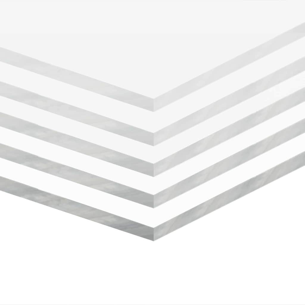 vidaXL Φύλλα Ακρυλικού Γυαλιού Διαφανές 40 x 60 cm Ακρυλικό