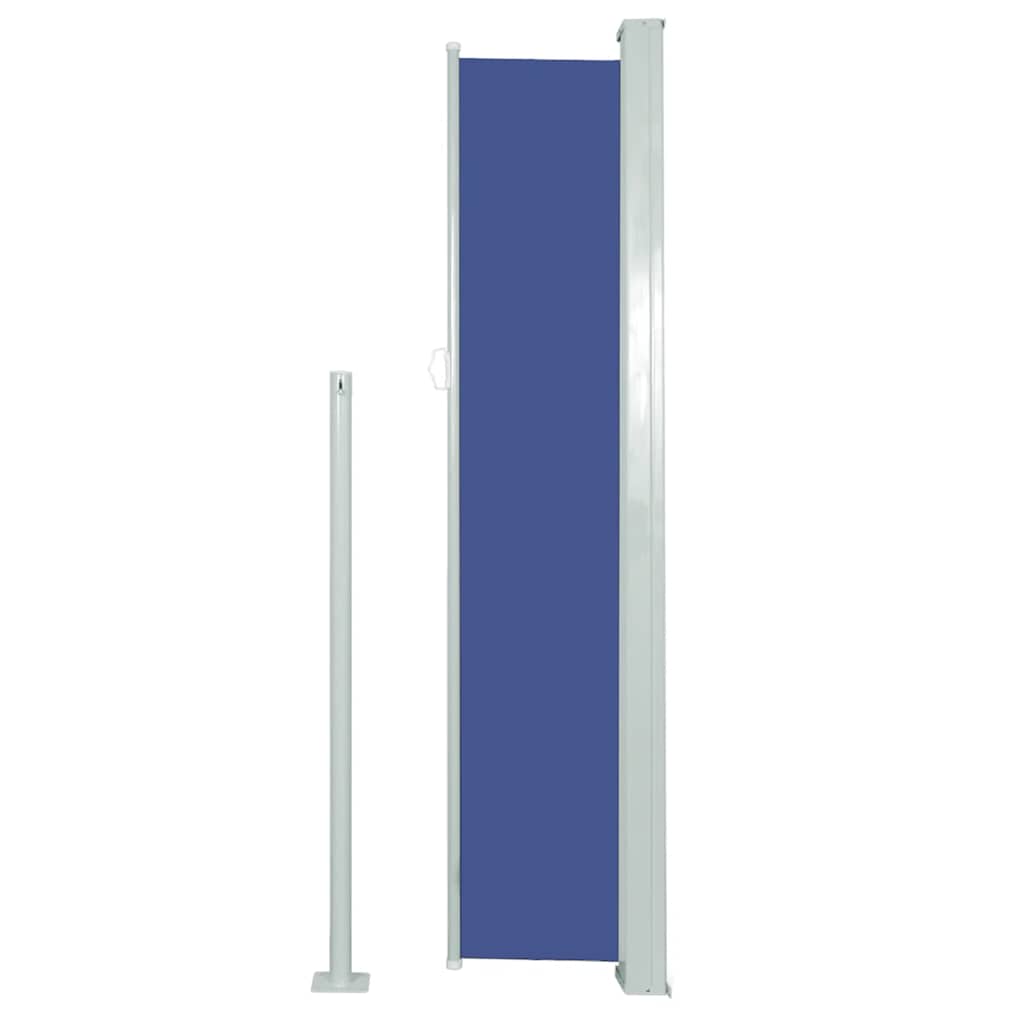 vidaXL Σκίαστρο Πλαϊνό Συρόμενο Μπλε 120 x 300 εκ.