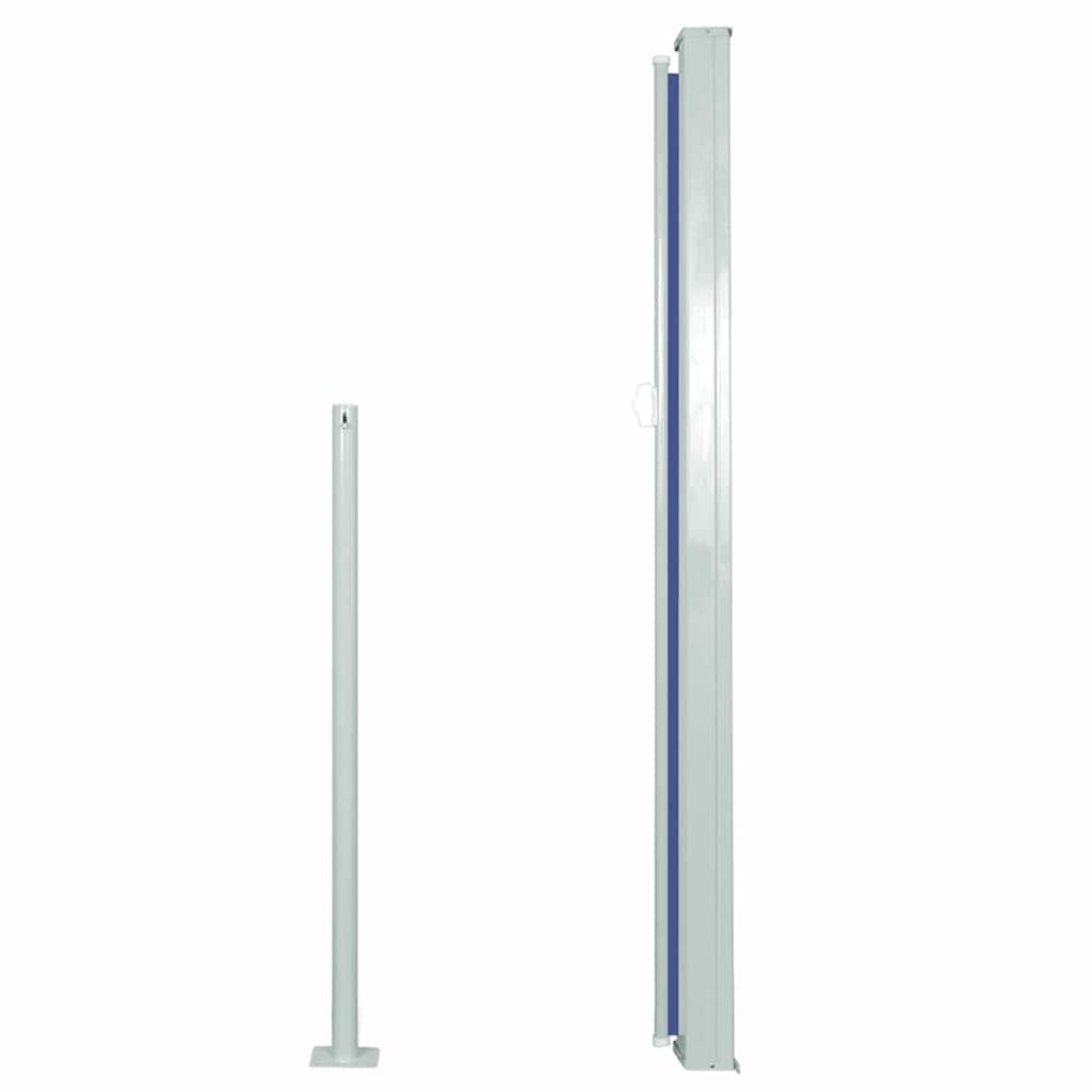 vidaXL Σκίαστρο Πλαϊνό Συρόμενο Μπλε 160 x 500 εκ.