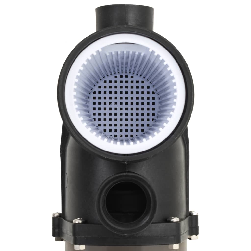 vidaXL Αντλία Πισίνας με Χρονοδιακόπτη Μαύρη 0,25 HP 8000 Λίτρα / Ώρα