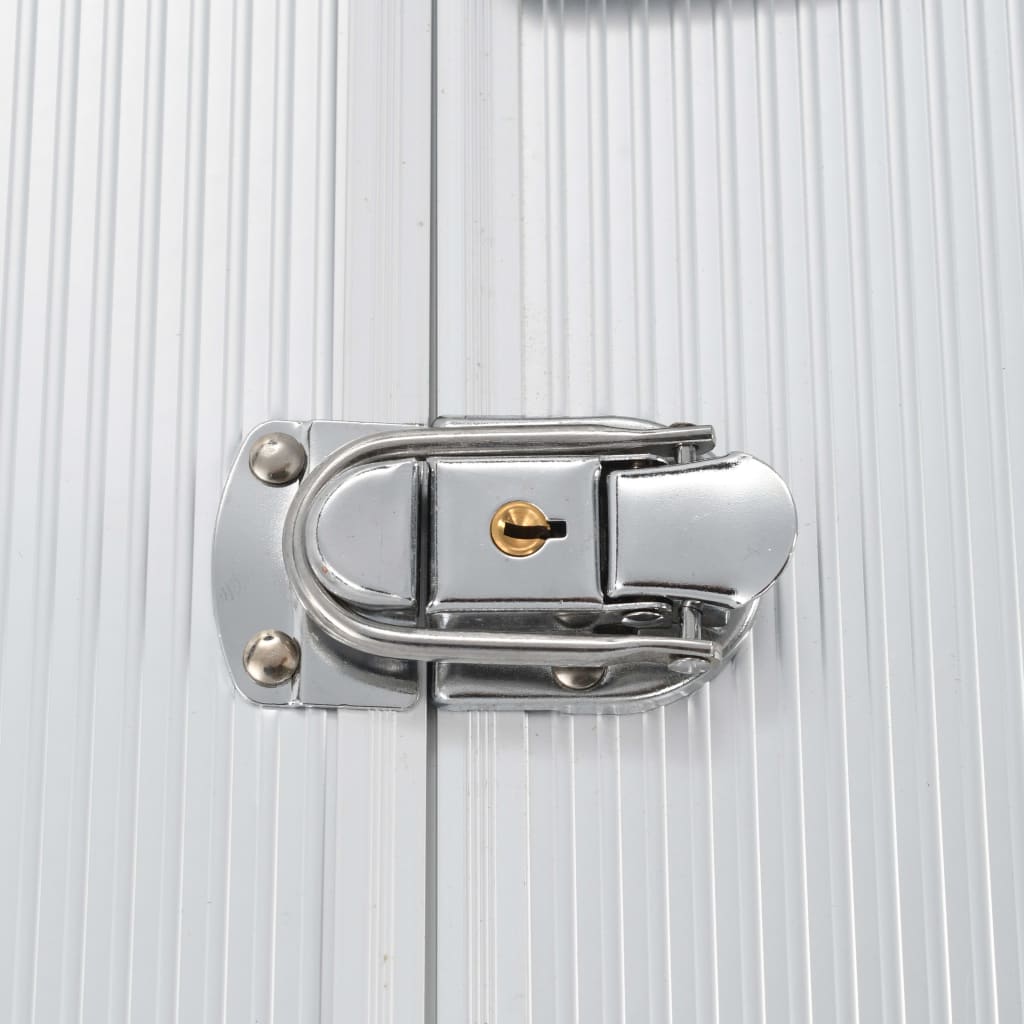 vidaXL Εργαλειοθήκη 47x36x20 εκ. Ασημί Αλουμινίου