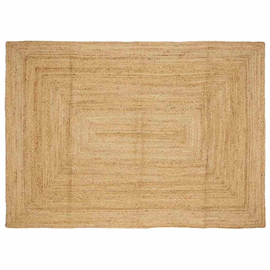 vidaXL Χαλί Χειροποίητο Φυσικό Χρώμα 160 x 230 εκ. από Γιούτα