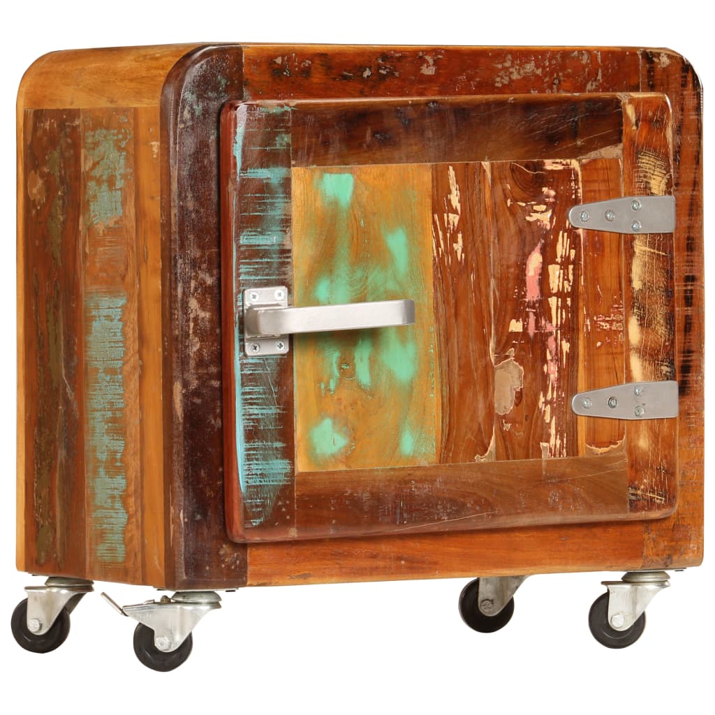 vidaXL Κομοδίνο 50 x 30 x 50 εκ. από Μασίφ Ανακυκλωμένο Ξύλο