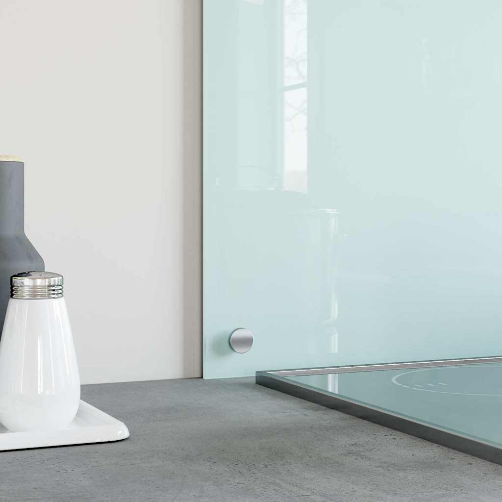 vidaXL Πλάτη Κουζίνας Λευκή 80 x 50 εκ. από Ψημένο Γυαλί