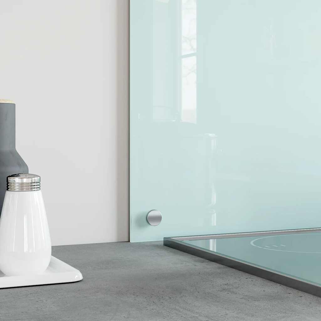 vidaXL Πλάτη Κουζίνας Λευκή 100 x 60 εκ. από Ψημένο Γυαλί