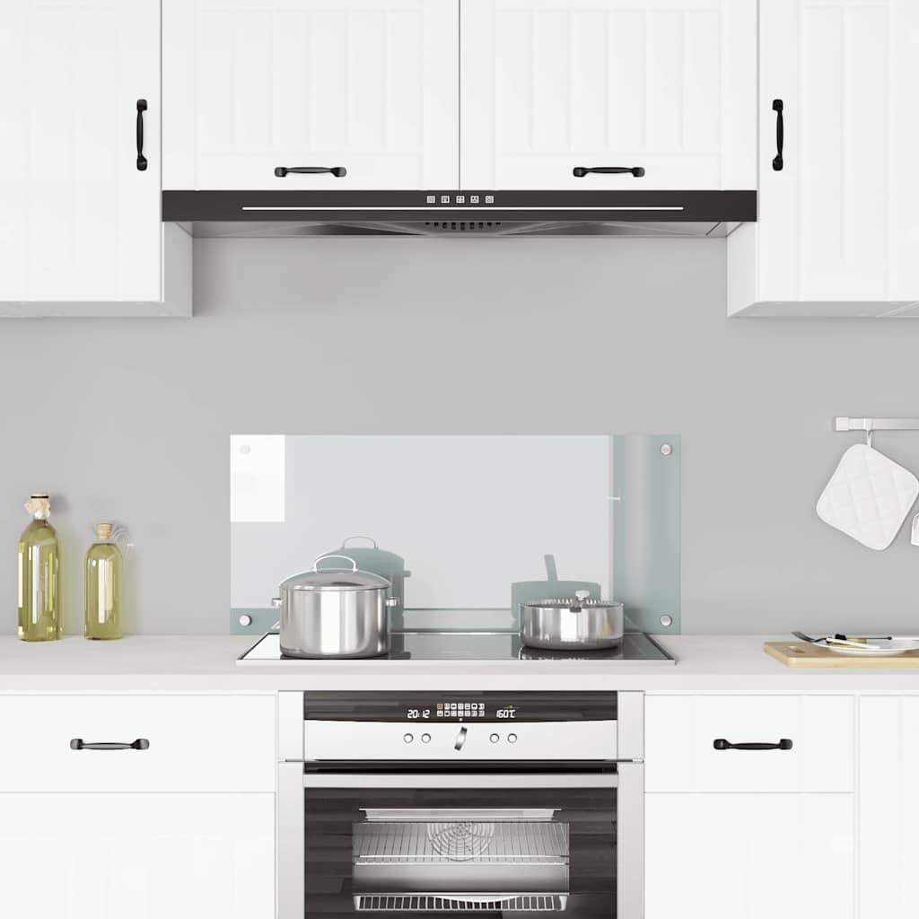 vidaXL Πλάτη Κουζίνας Διαφανής 90 x 40 εκ. από Ψημένο Γυαλί