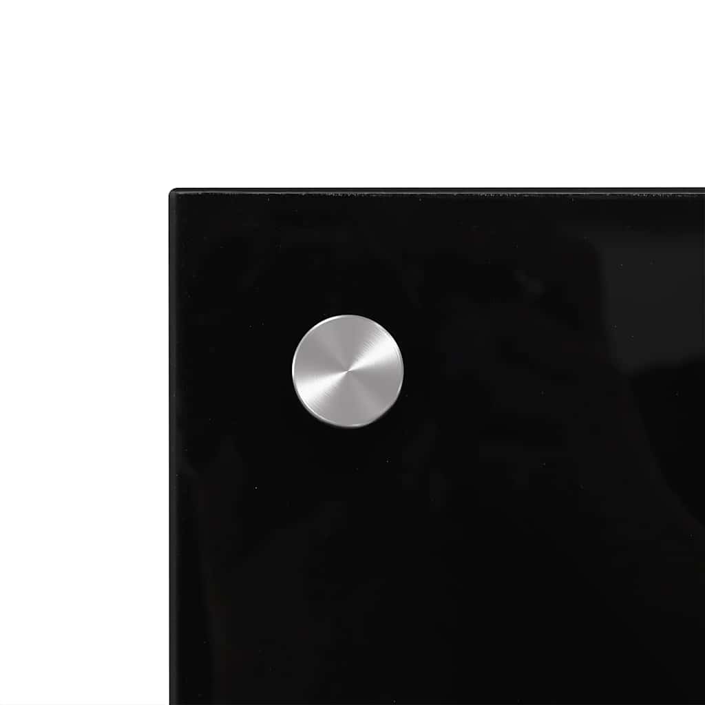 vidaXL Πλάτη Κουζίνας Μαύρη 100 x 50 εκ. από Ψημένο Γυαλί