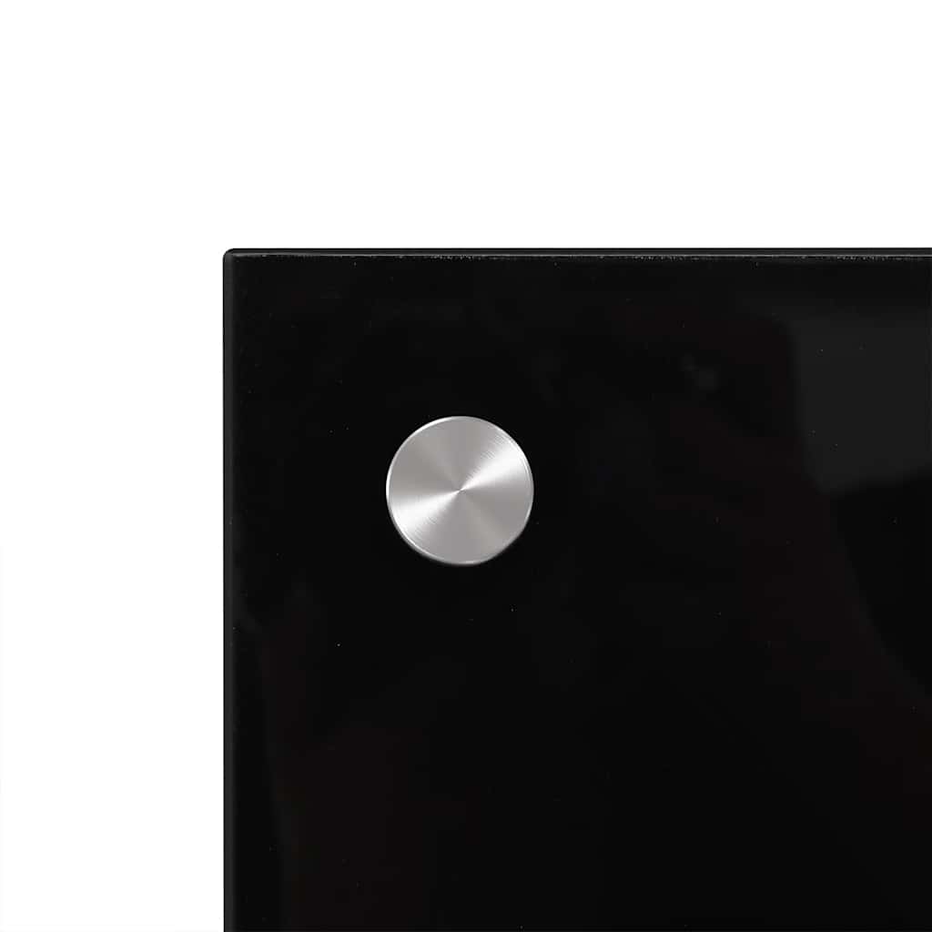 vidaXL Πλάτη Κουζίνας Μαύρη 100 x 60 εκ. από Ψημένο Γυαλί