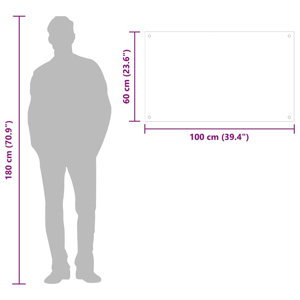 vidaXL Πλάτη Κουζίνας Μαύρη 100 x 60 εκ. από Ψημένο Γυαλί