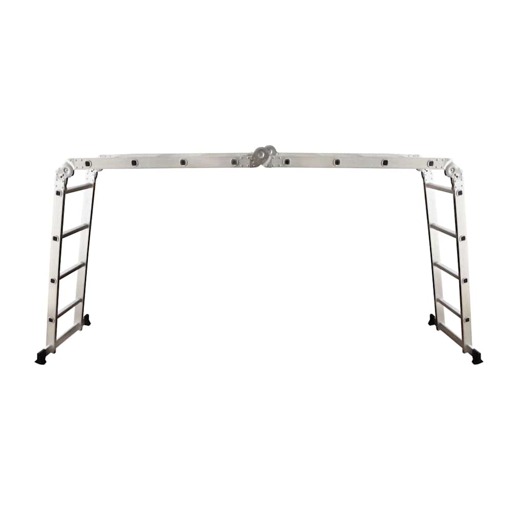 vidaXL Σκάλα Αλουμινίου με 8 Σκαλοπάτια 150 κ.