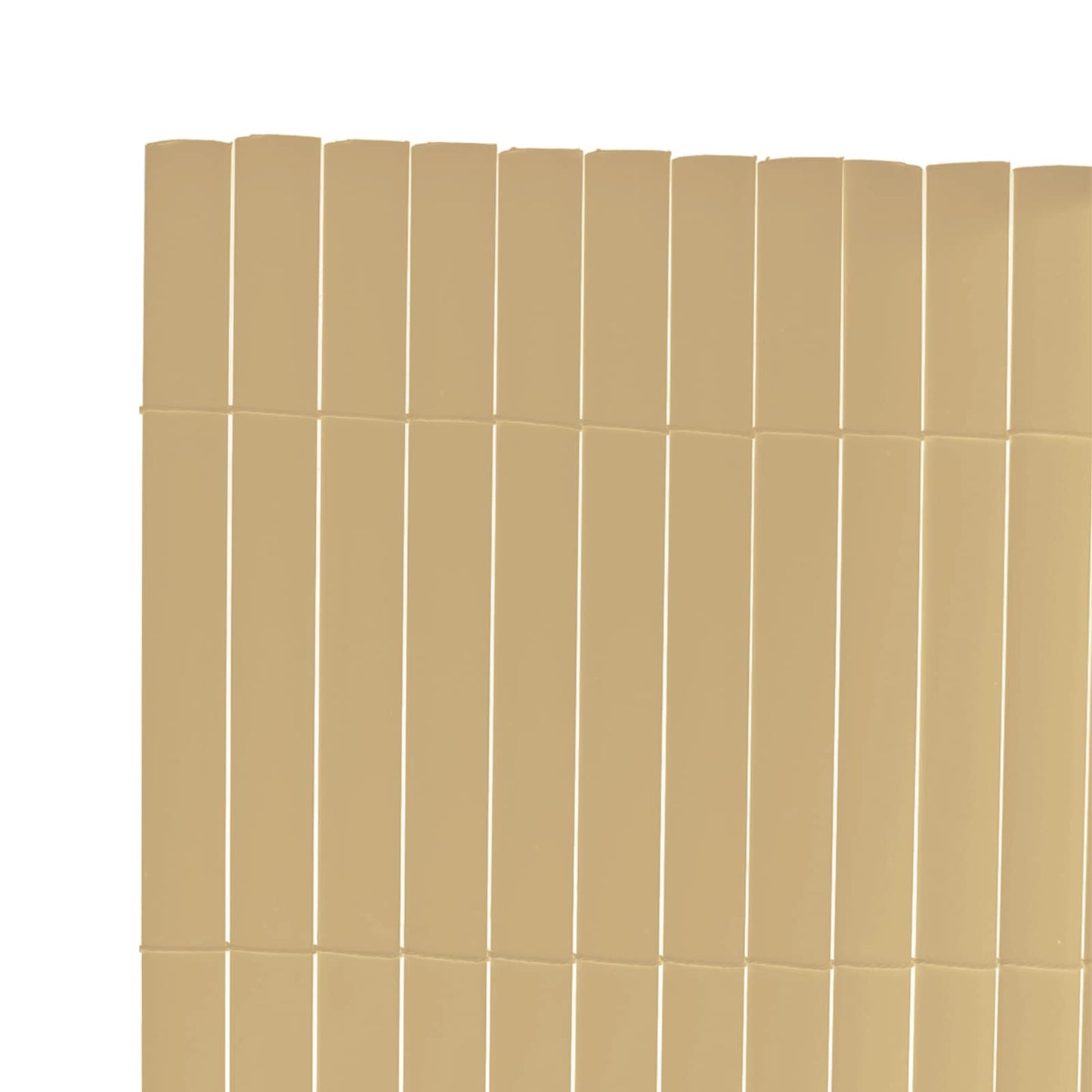 vidaXL Πίνακες Φράχτη Κίτρινο PVC