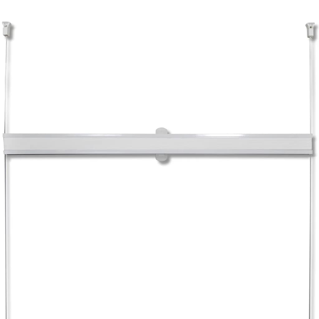 Pleated shade blind 70x200cm White