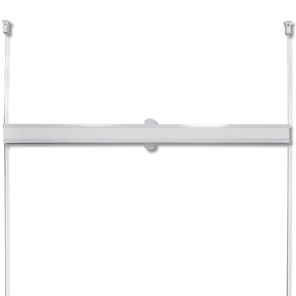Pleated shade blind 80x125cm White
