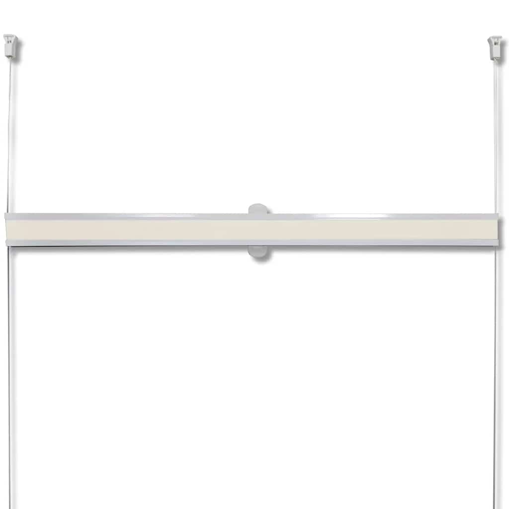 Pleated roller blind 60x100cm Cream