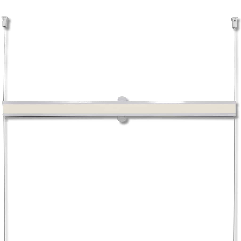 Pleated roller blind 40x125cm Cream
