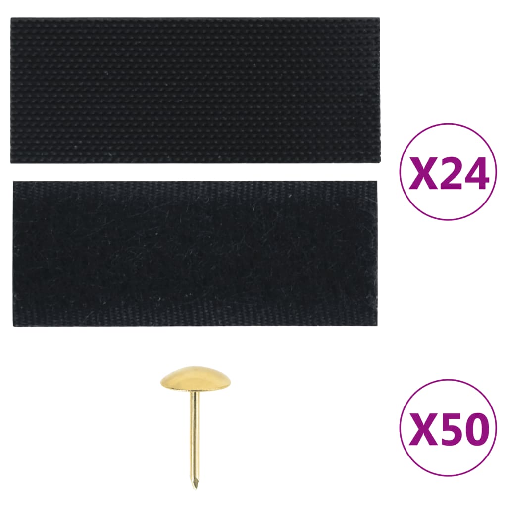 vidaXL Σίτα για πόρτα με σκρατς 210 x 100 cm 2 τμχ Μαγνητική Μαύρη