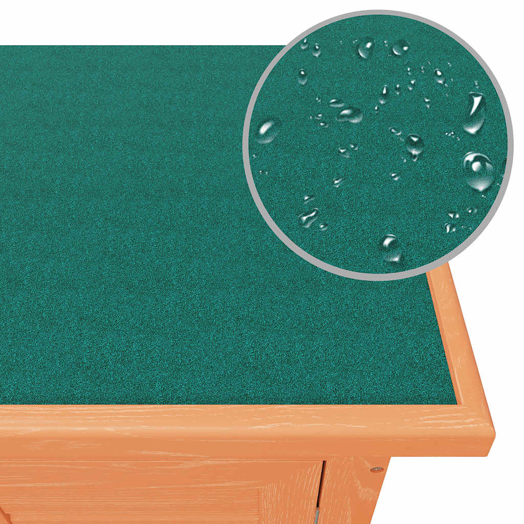 vidaXL Κλουβί Κουνελιών/Σπίτι Μικρών Ζώων Εξωτ. Χώρου 4 Πόρτες Ξύλινο