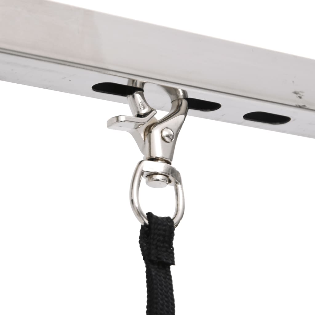 vidaXL Τραπέζι Καλλωπισμού για Σκύλους Γάτες Ρυθμιζόμενο 1 Θηλιά