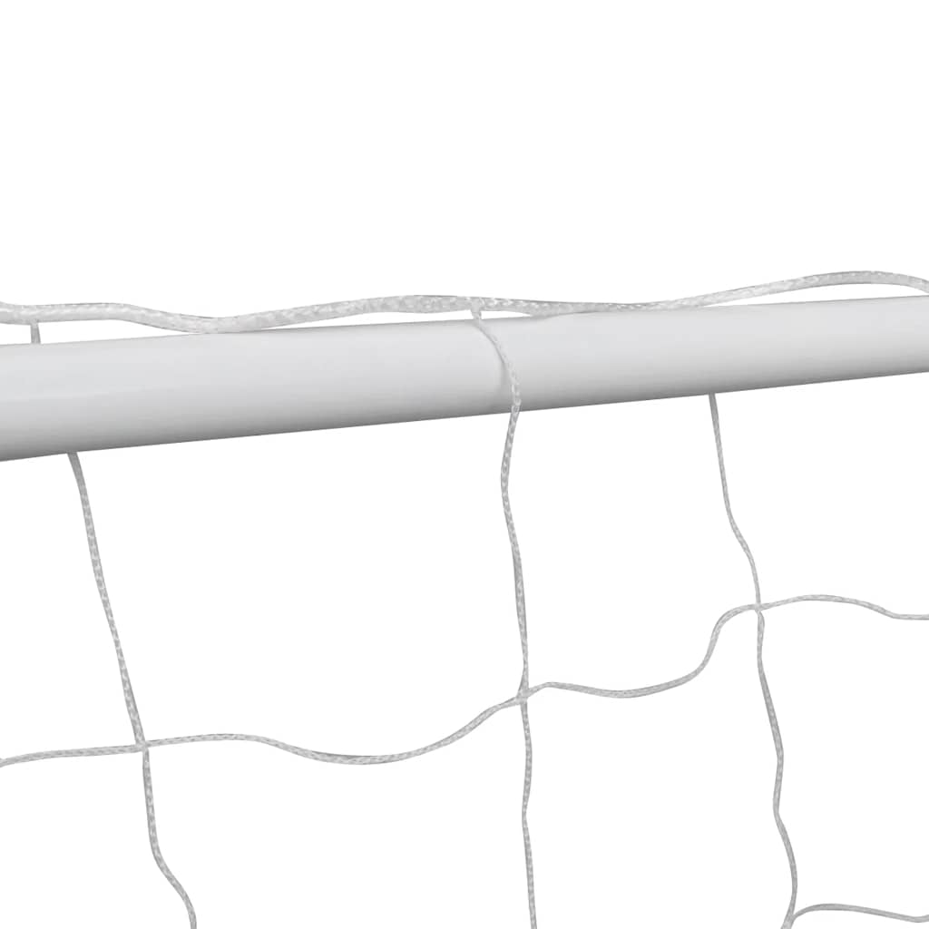 vidaXL Σετ Τέρμα Ποδοσφαίρου με Δίχτυ 240 x 90 x 150 εκ. από Ατσάλι