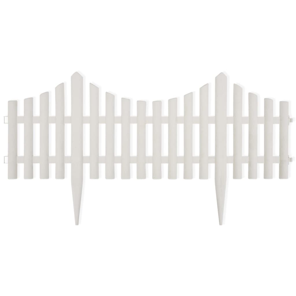 Διαχωριστικό Γκαζόν Φράχτης Λευκός 17 Τεμ. / 10 μ.
