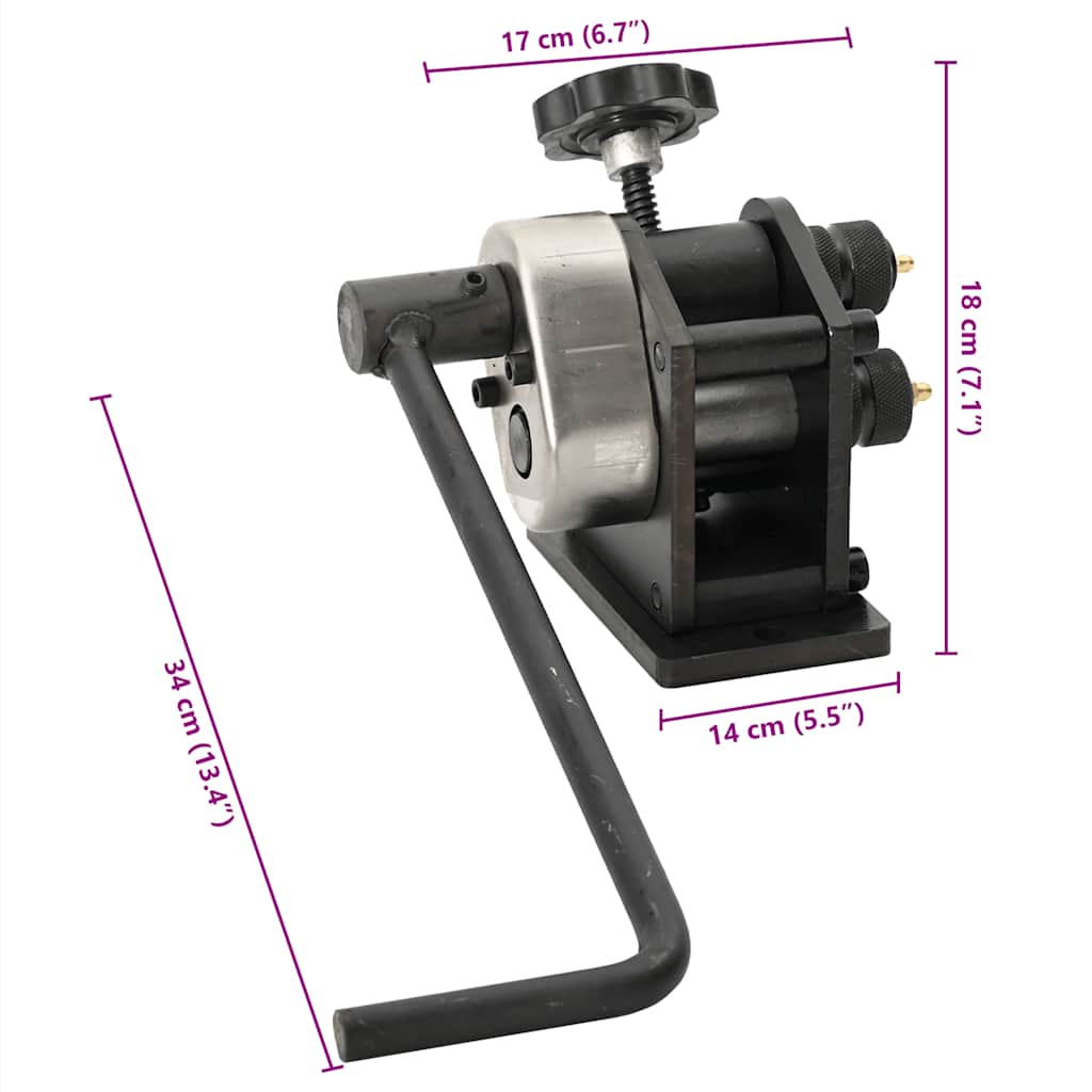 Χειροκίνητο Μηχάνημα Κάμψης Ράβδων - Ραουλιέρα