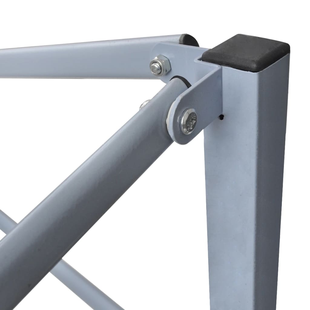 vidaXL Τέντα Πτυσσόμενη με 4 Πλευρικά Τοιχώματα Κρεμ 3 x 3 μ.