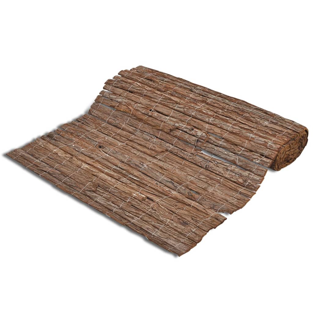 vidaXL Φράχτης 400 x 100 εκ. από Φλοιό Δέντρου