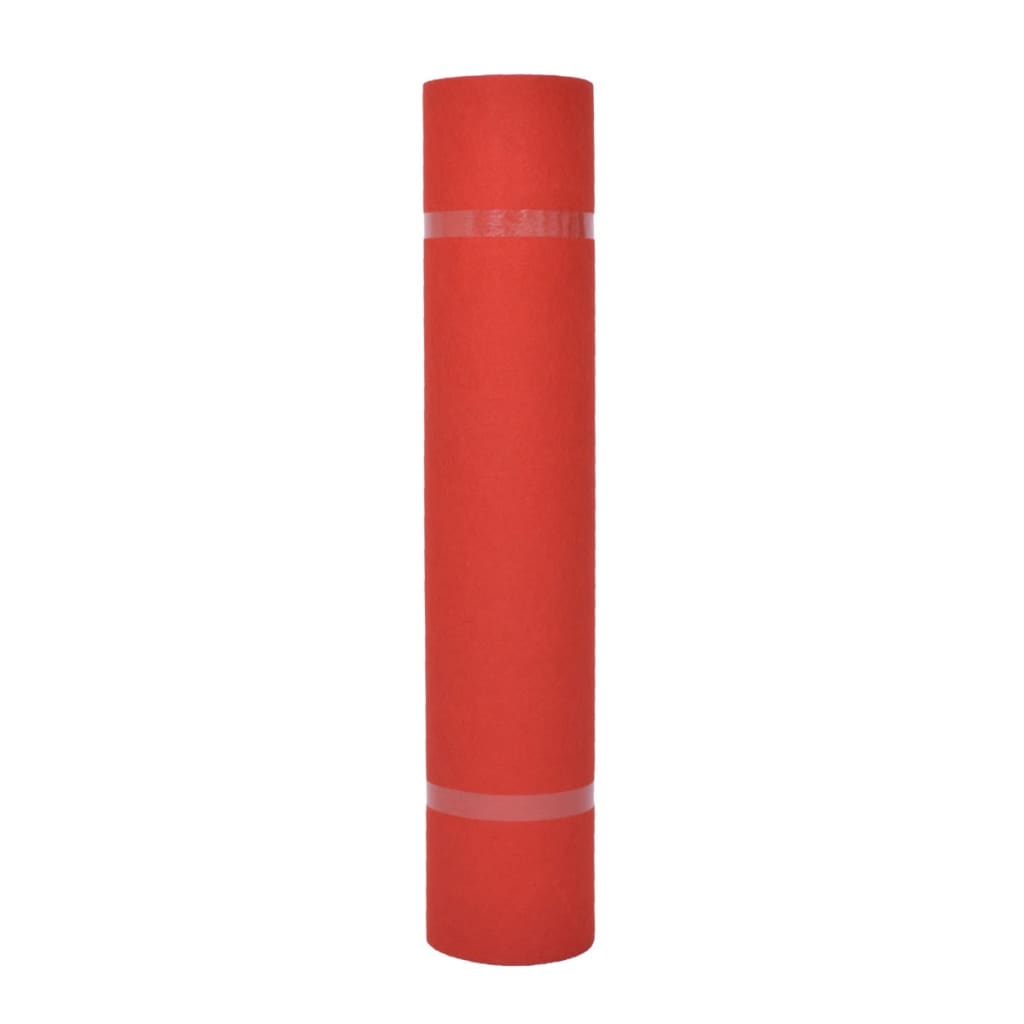 vidaXL Μοκέτα Επαγγελματική Απλή Κόκκινη 1 x 12 μ.