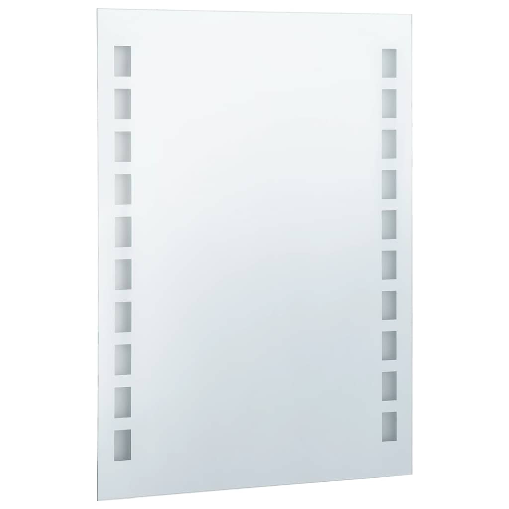 vidaXL Καθρέφτης Μπάνιου Τοίχου με LED 60 x 80 εκ.