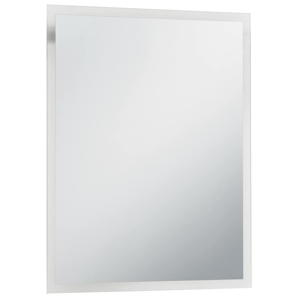 vidaXL Καθρέφτης Μπάνιου Τοίχου με LED 50 x 60 εκ.
